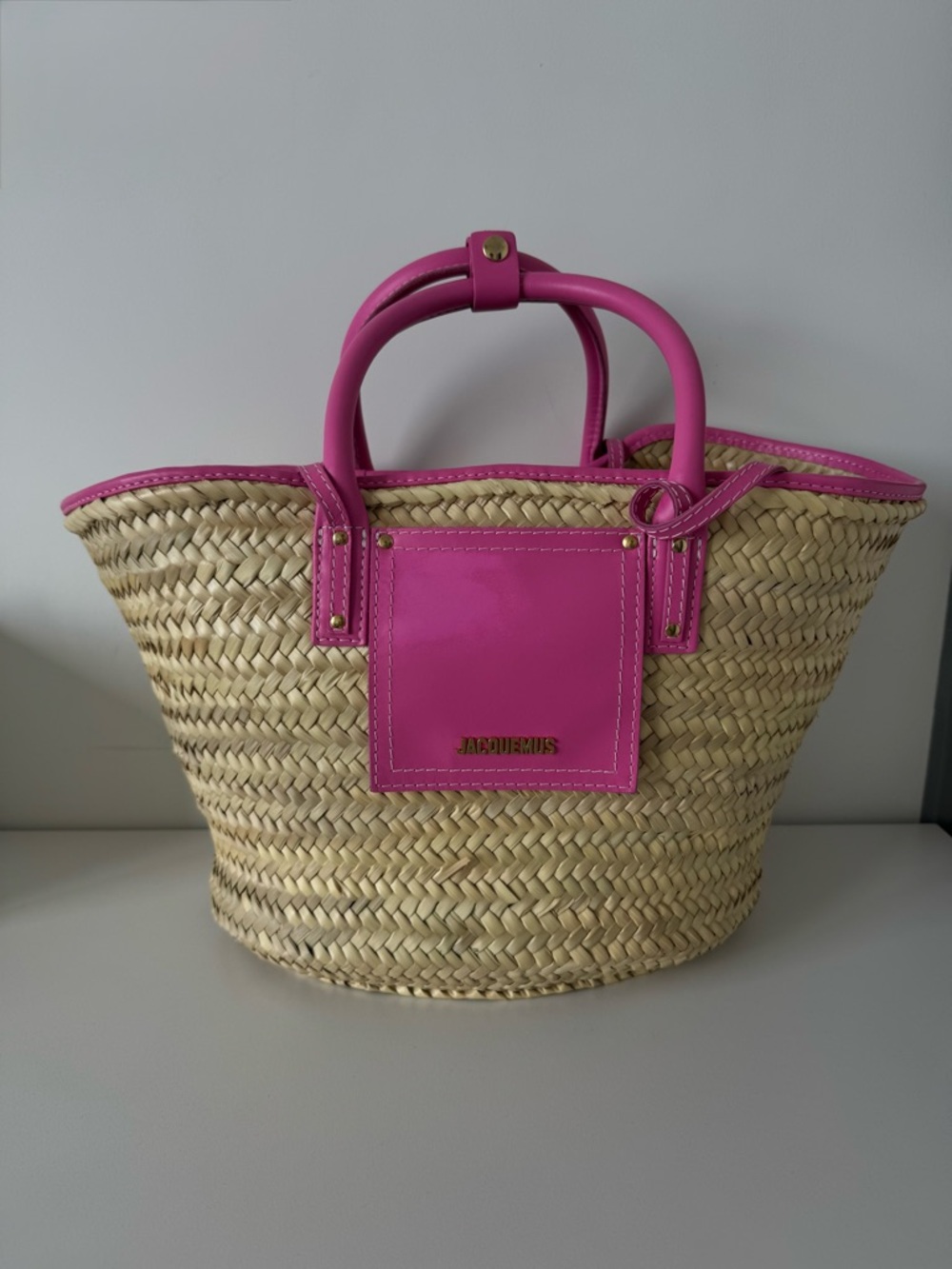 Jacquemus  - The Soli basket / NEON PINK